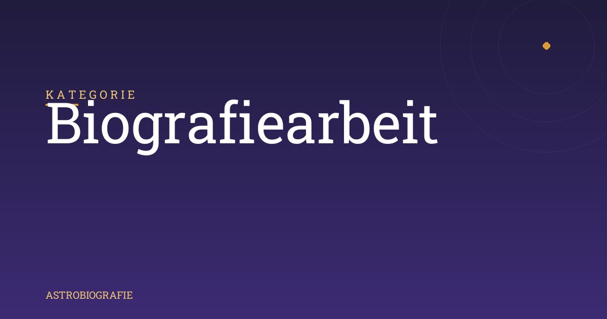 Biografiearbeit
